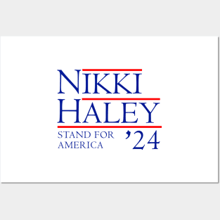 Nikki Haley 2024 Stand For America Posters and Art